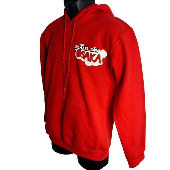Sneaker Con Osaka Hoodie Sweatshirt M Red Lion Graphic Pullover Japan - Picture 7 of 8